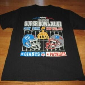 Super Bowl XLVI Giants Patriots Eli Manning Retro Unisex T-Shirt